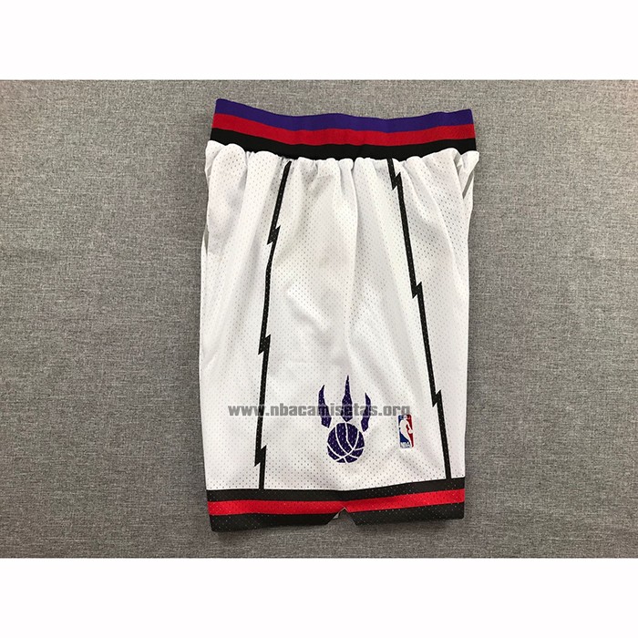 Pantalone Toronto Raptors Mitchell & Ness Blanco
